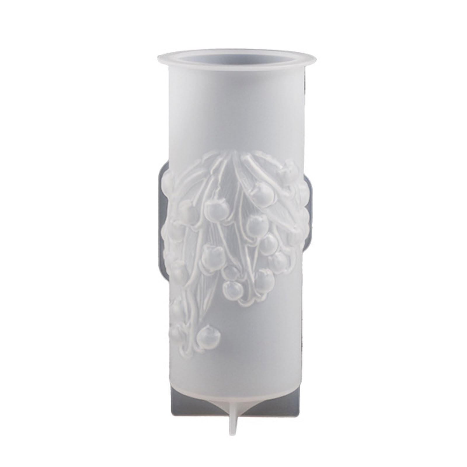 Hsioluted Silicone Mold for Resin Casting and Making Flower Cylinder Resin Mold for Home Decorations,