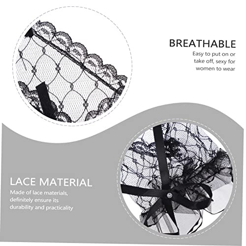 NOLITOY 2 Pairs Lace Fingerless Gloves for Brides and Cosplay Elegant Wedding Accessory for Dances Parties and Performances Exquisite Lace Decor for Special Occasions3