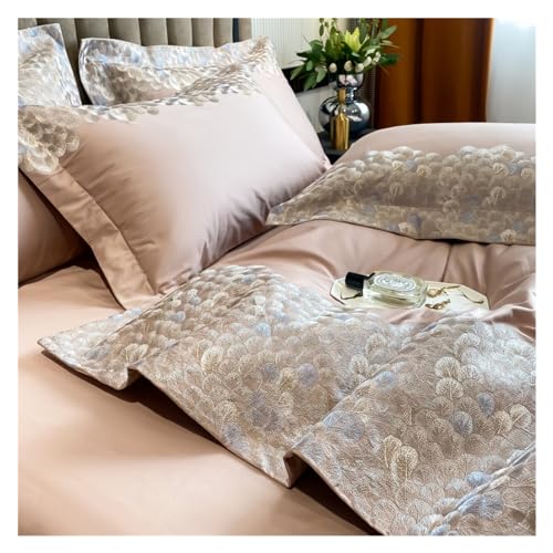 Housse de couette 4 pièces en coton pur pour un lit de 1.5m