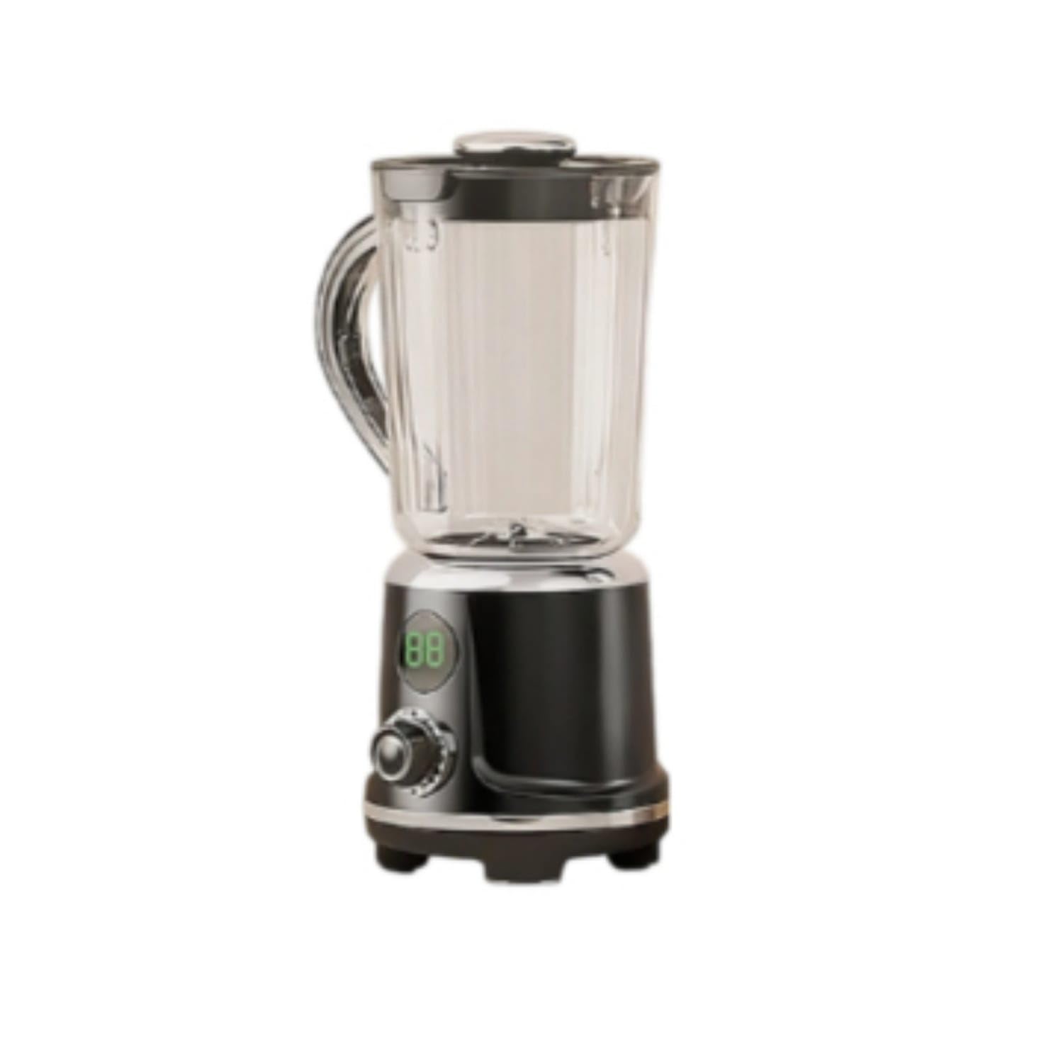 Digital Display Cordless Juicer Battery Powered Portable Juicer Transparent Cordless Blender Cup Handle for Travel, Office, Black-image-38