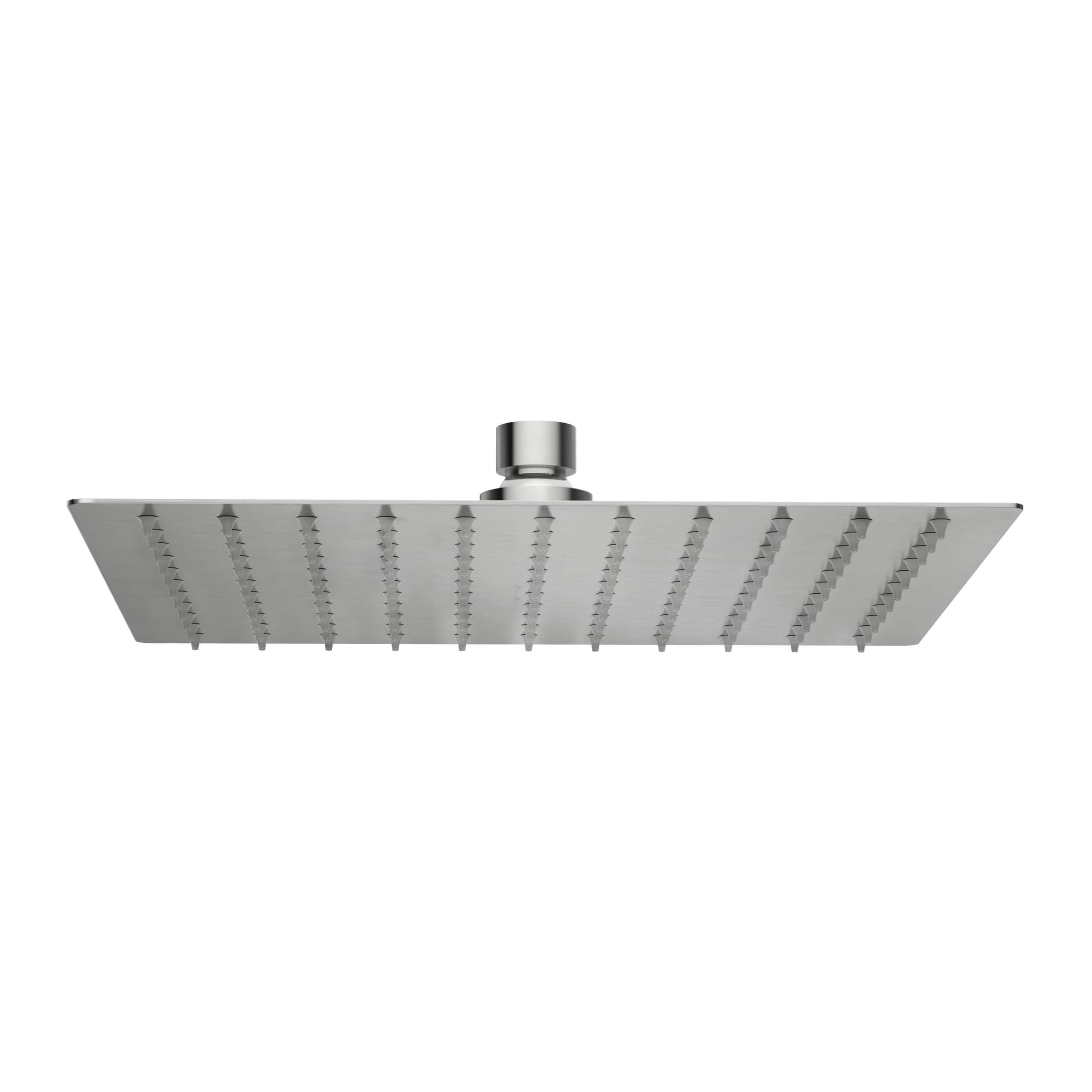 CASCADE Set de Ducha Efecto Lluvia Modelo 2 - Acero Inoxidable AISI 304 - Sistema de Ducha sin Grifo - Rociador Cuadrado 250x250mm - Chorro Relajante