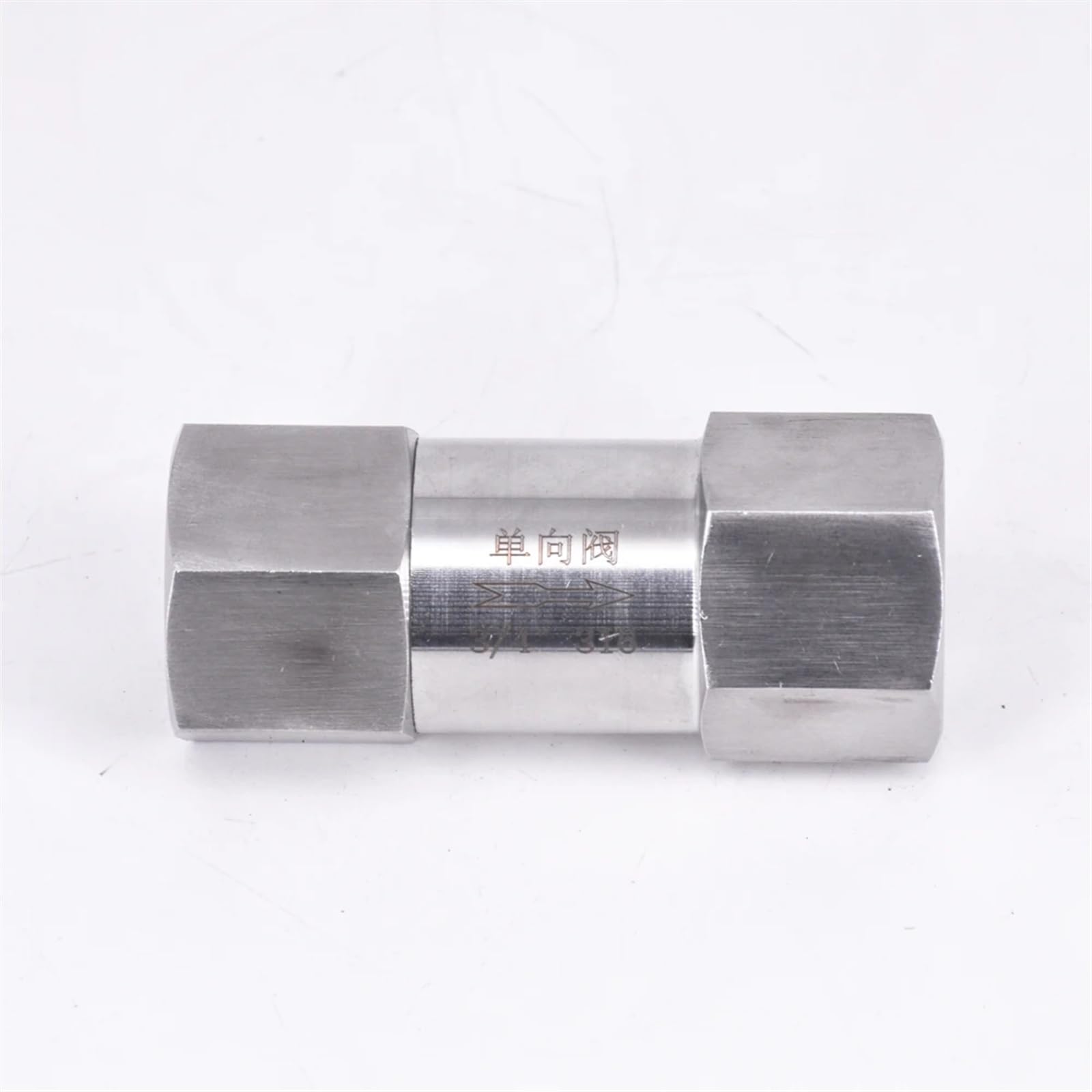 1/8" 1/4" 3/8" 1/2" 3/4" 1" BSP Femmina unidirezionale Valvola di ritegno di Non Ritorno in Linea Acciaio Inossidabile 304 316(Ss316,1/8 inch)