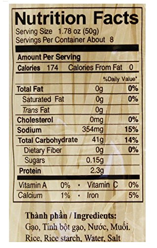 Viet Way Rice Noodle Sticks for Pho, 14oz (3 Packs) (M)