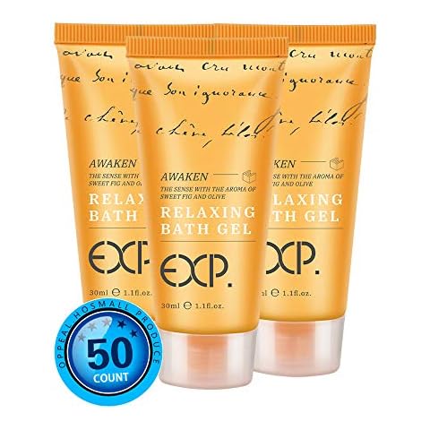OPPEAL EXP Travel Size Body Wash in Bulk-(1.05 Fl Oz, 50 Pack)-MIni Size for Use in Hotel/Vacation Rental/Guest Room-SLS and Paraben Free. Cover