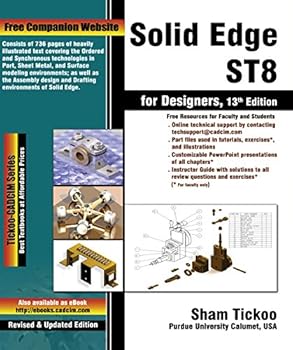 Paperback Solid Edge ST8 for Designers Book