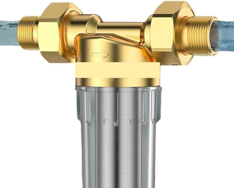 1pc 2700L/H Reusable Whole House Pre Sediment Water Filter, 40, Water Pre-Filter System, Faucets Front Purifier(20 25PPR connector)