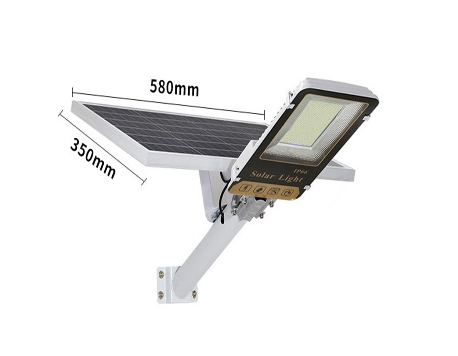 RéVerbèRes Solaires MenéS, 1500w Split Solaire Réverbère Extérieur En Aluminium Solaire Réverbère Jardin Lumière Du Soleil Maison Télécommande Étanche Mur Lampe RéVerbèRe De SéCurité Durable(1000W 179