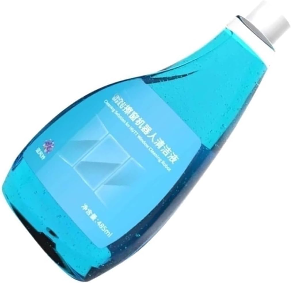 bdfndjnm Specialized Glass Water Kit 485ML HA61 Compatible with Hutt Window Cleaning Robot - Solution Formula (2 Bottles)