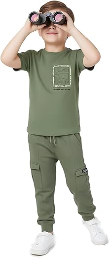 Max Boy's Half Sleeves Round Neck Oversized Cotton Printed T-Shirt