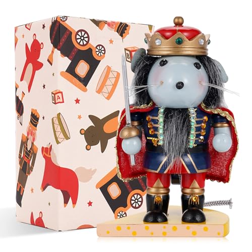 VorFor Nussknacker Figur Puppe,16cm Nussknacker,Weihnachtsdeko...