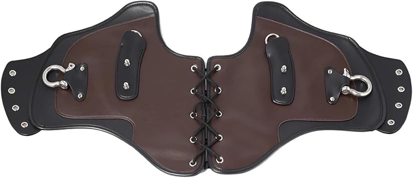 Motorcycle Universal Heat Saddle Shield Deflectors PU Leather Compatible with Touring Softail Dyna Sportster XL Color Brown