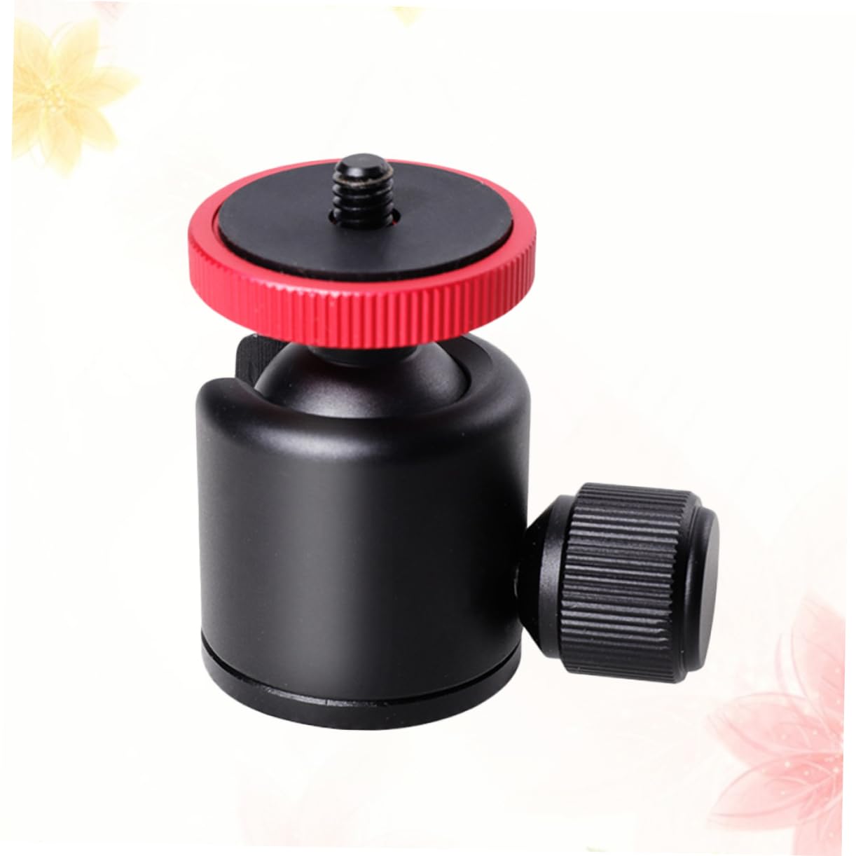 Mikikit Tripod Ball Head Mini Camera Ball Head Tripod Ballhead Adapter Tripod Camera Mount Stand Hot Shoe Ball Head Camcorder Tripod Camera Tripod Ball Head for DSLR Camera Black