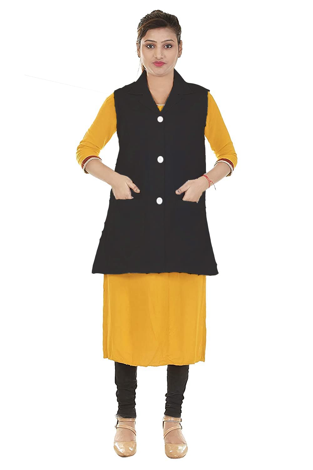 UNLEASHED Sleeveless LAB Coat for Doctors, Nurse, Technician, Operator ETC