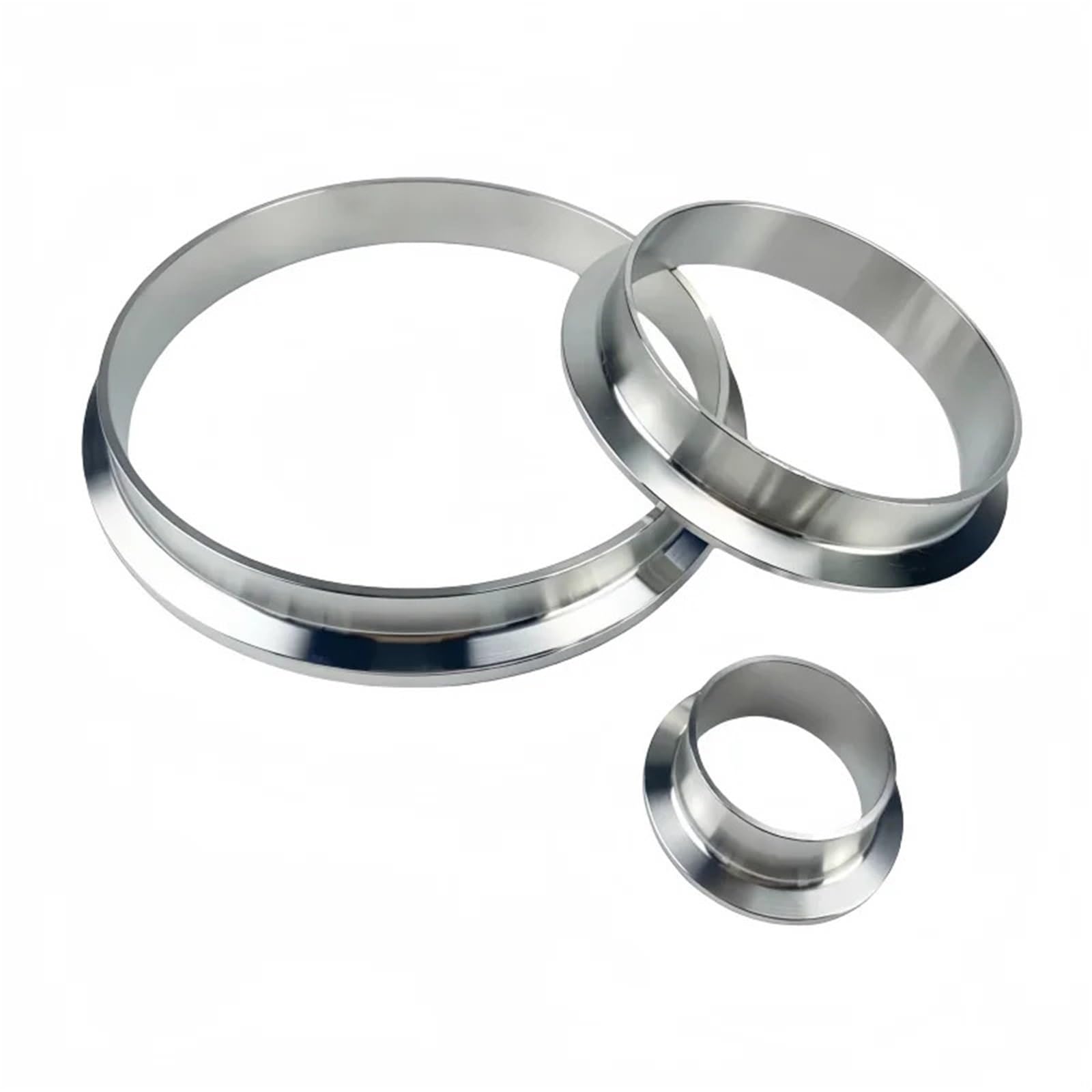 2.5 Inch OD 77.5mm Weld Ferrule with Silicone Gasket - Sanitary Tri Clamp Type Stainless Steel Flange SUS 304