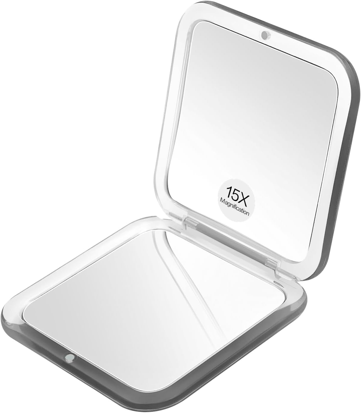 Compact 15X Magnifying Makeup Mirror for Travel, Small