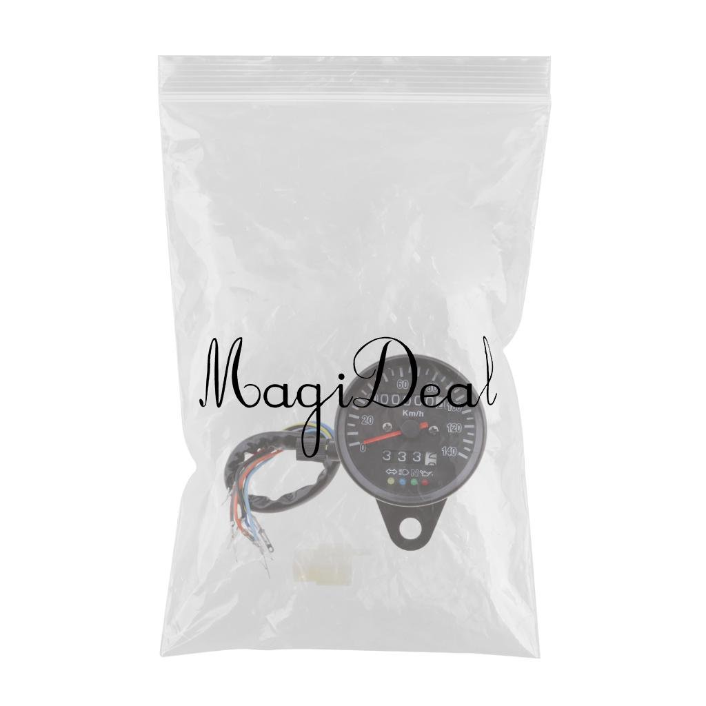 Trade Motorbike Replacement Multifunctional RPM Instrument with 4 LED Light-image-43