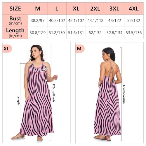 Robe d'été léopard rose vif à dos bas pour vos soirées en terrasse - 6