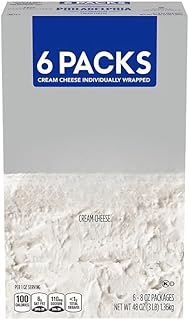 Original Cream Cheese, 6 Pack (8 oz Blocks, 48 oz Total), Made with Fres...