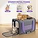 Cat Carrier on Wheels Airline Approved: Betopet Rolling Cat Carrier for Small Dog Medium Cat Under 18lbs - Cat Soft Carrier Pet Travel Bag TSA Approved Under Seat for Airplane Transport Flight