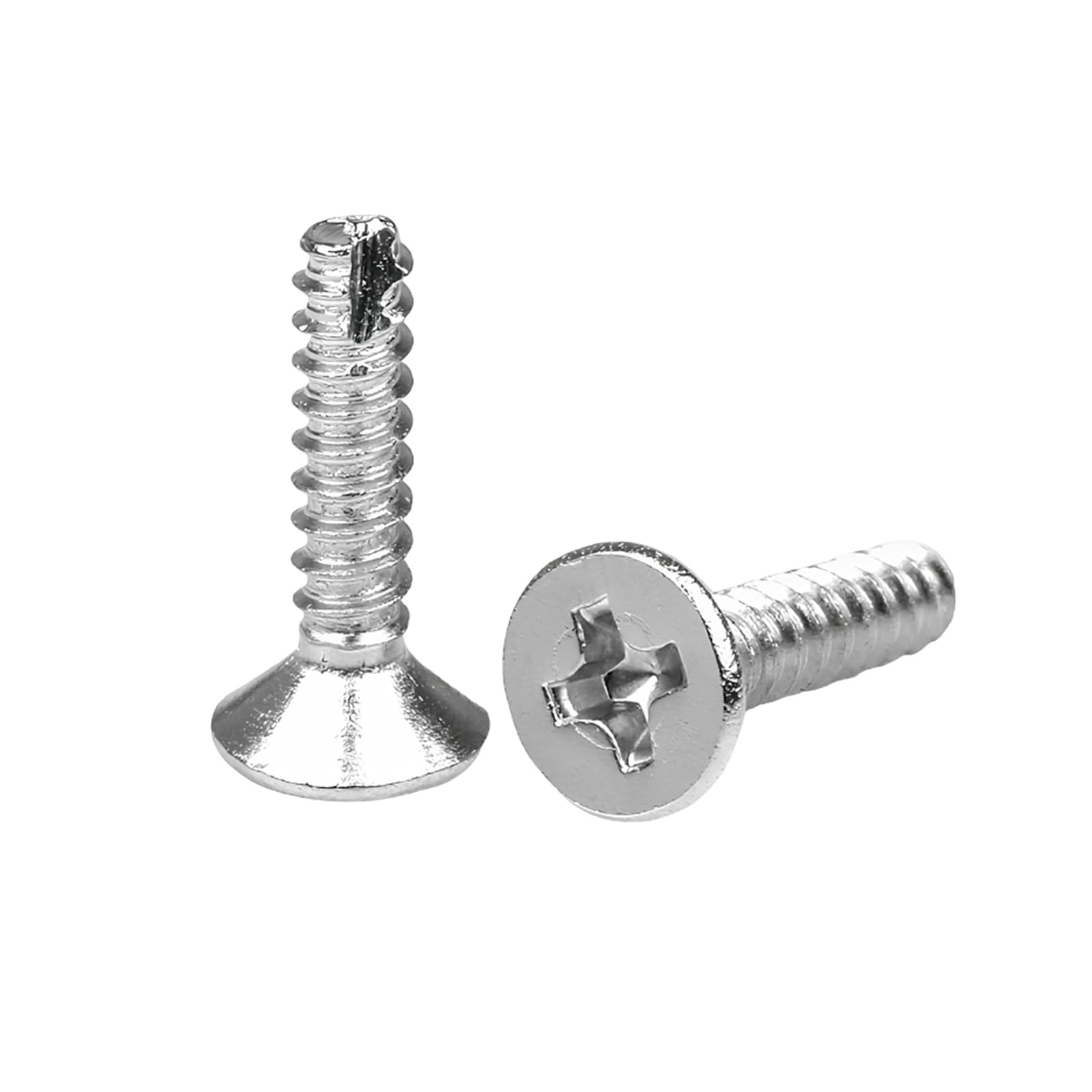 Tornillos autorroscantes Tornillos autorroscantes for Madera de Acero Inoxidable con Cabeza avellanada y Ranura en, M2/M2.3/M2.6/M3/M4/M5, M2 x 12 mm, 20-100 Unidades(M5x18mm)