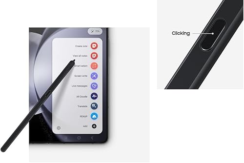 Miniatura 5 de S Pen para Galaxy Z Fold 6 Pen compatible con teléfonos Galaxy Z Fold 65 solamente, punta de 0.059 in, 4096 niveles de presión, Slim S Pen Fold