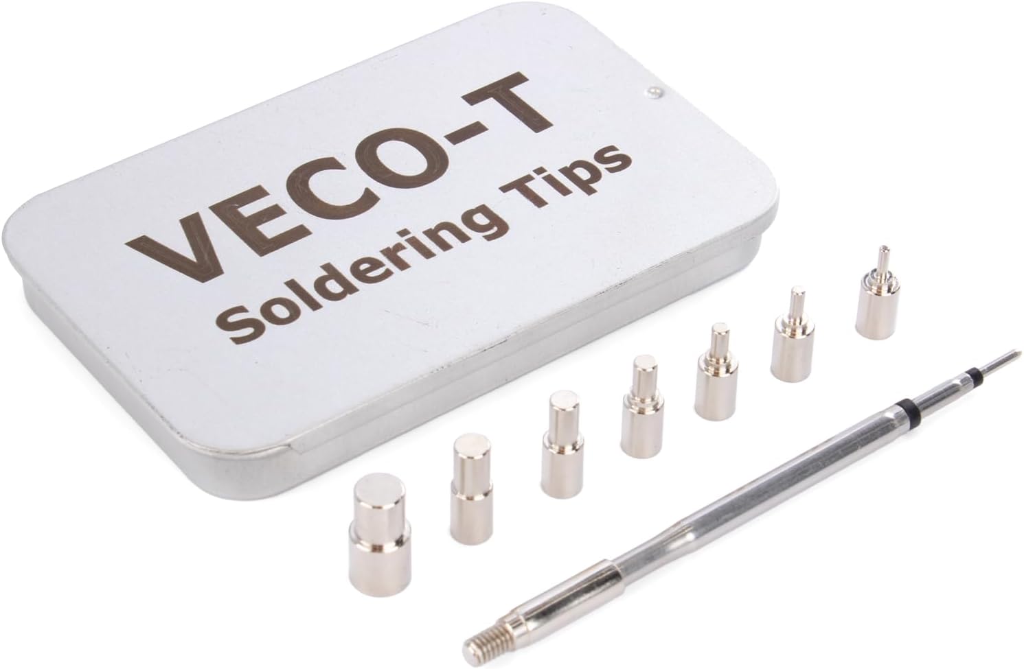 Heat Set Insert Tool,Soldering Iron Tips Come with Thread inserts M2 M2.5 M3 M4 M5 M6 M8,Compatibe with C245 Soldering iron,3D Printing Tools