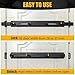 Sihnman Door Bar Lock - Patented Door Barricade Security Bar - Home Safety Improvement, Door Reinforcement, Childproof, Break-in Prevention - Premium Grade Steel Door Mount for 26''-37'' Wide Doors
