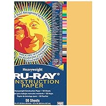 Tru-Ray - 102997 Sulphite Construction Paper, 9 x 12 Inches, Gold, 50 Sheets - 054402