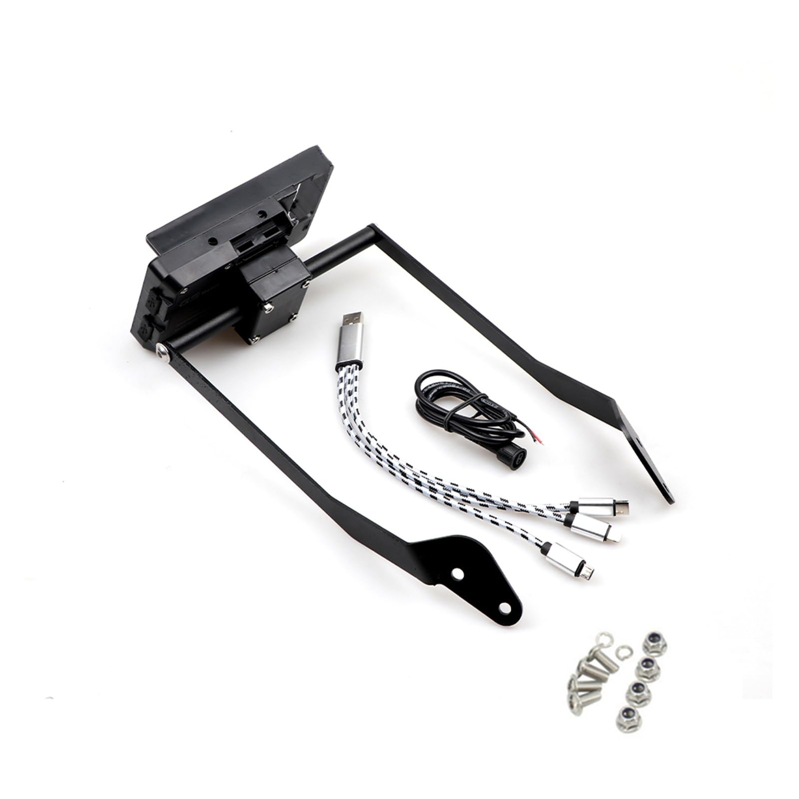 Soporte Navegación GPS para Motocicleta Soporte De Motocicleta Soporte De Placa De Navegación GPS Móvil para para NIKEN 900 2019 (Color : A)