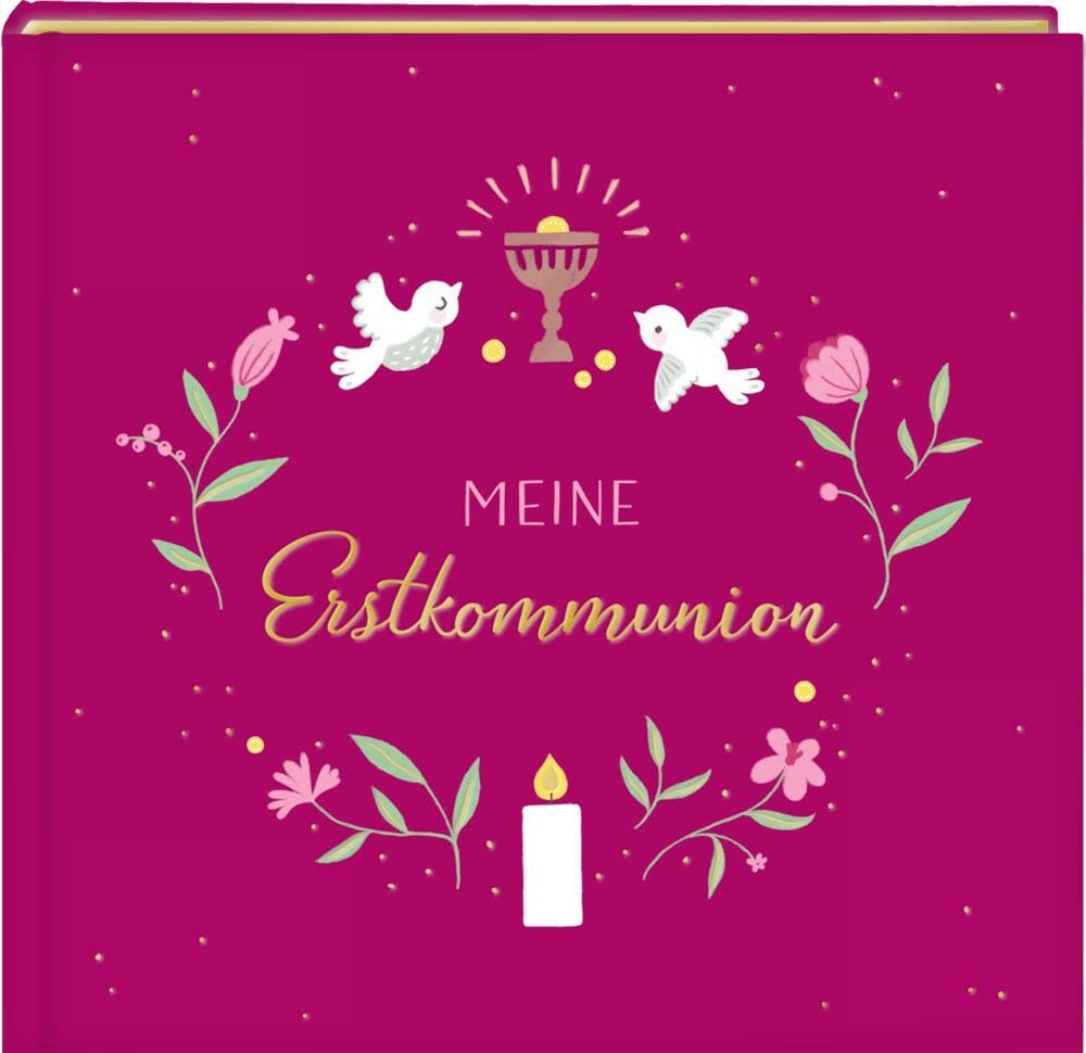 Eintragalbum – Meine Erstkommunion: beerenfarben