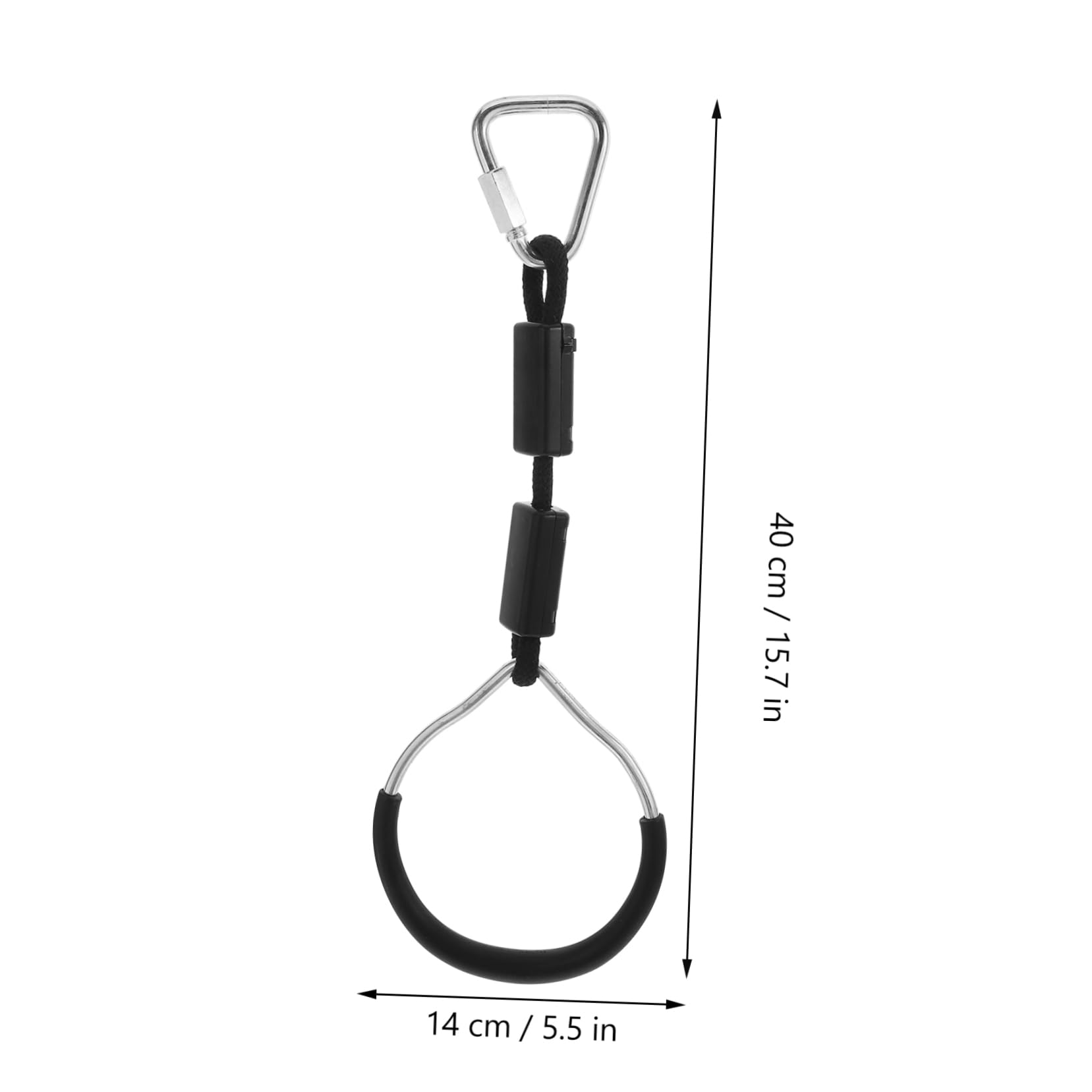 SUPVOX 2pcs Kids Swing Gymnastic Rings Set Climbing Ring Obstacle for Backyard Play