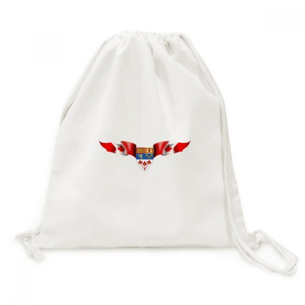 Toile Drawstring Backpack Canada Sac à dos souple pour libérer vos mains en voyage