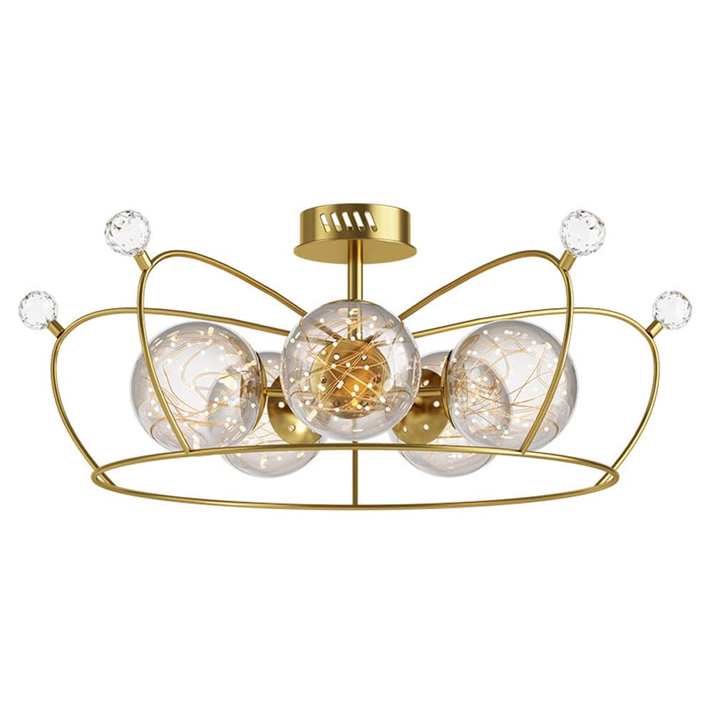 FYZDLAOR European Style Semi-Embedded LED Ceiling Light Fixture,Stepless Dimming Ceiling Lights,Dimmable Lighting for Hallway Bathroom Kitchen Or Stairwell