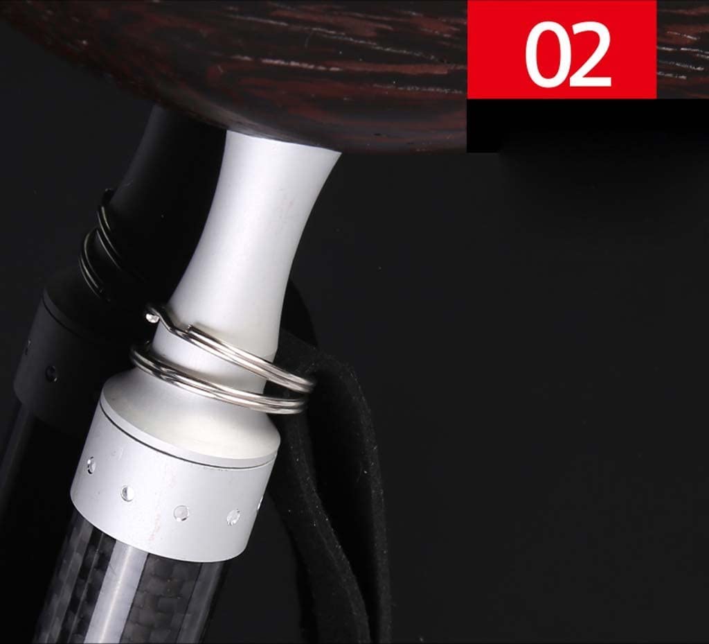 Stampelle telescopiche antiscivolo Stampelle Stampelle per anziani Stampella in fibra di carbonio Stampella in carbonio Canna telescopica in legno massello Bastone da passeggio Canna per artrite, an