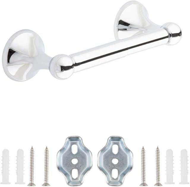 Amazon Basics AB-BR838-PC Toilet Paper Holder, Polished Chrome