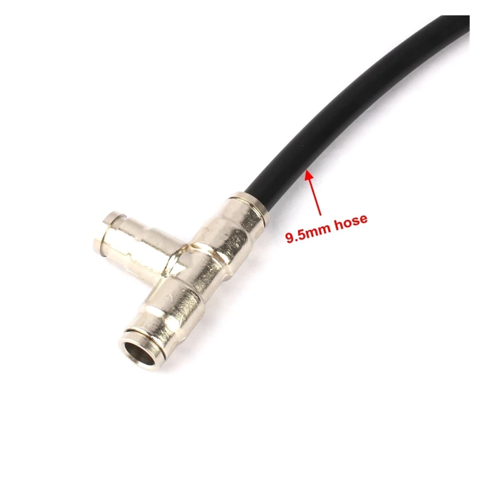 Conector en T de latón de 9,5 mm de diámetro interior, 10 unidades, for boquillas de nebulización de alta presión, accesorios for tuberías de riego agrícola.