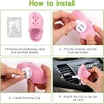 4 Pièces de voiture en forme de chaussures clips d'aromathérapie, voiture Air Extrait des clips d'aromathérapie 4 Boîtes de recharge pour fraicheur Air Décoration de conditionneur, frais Air (Multicolore)