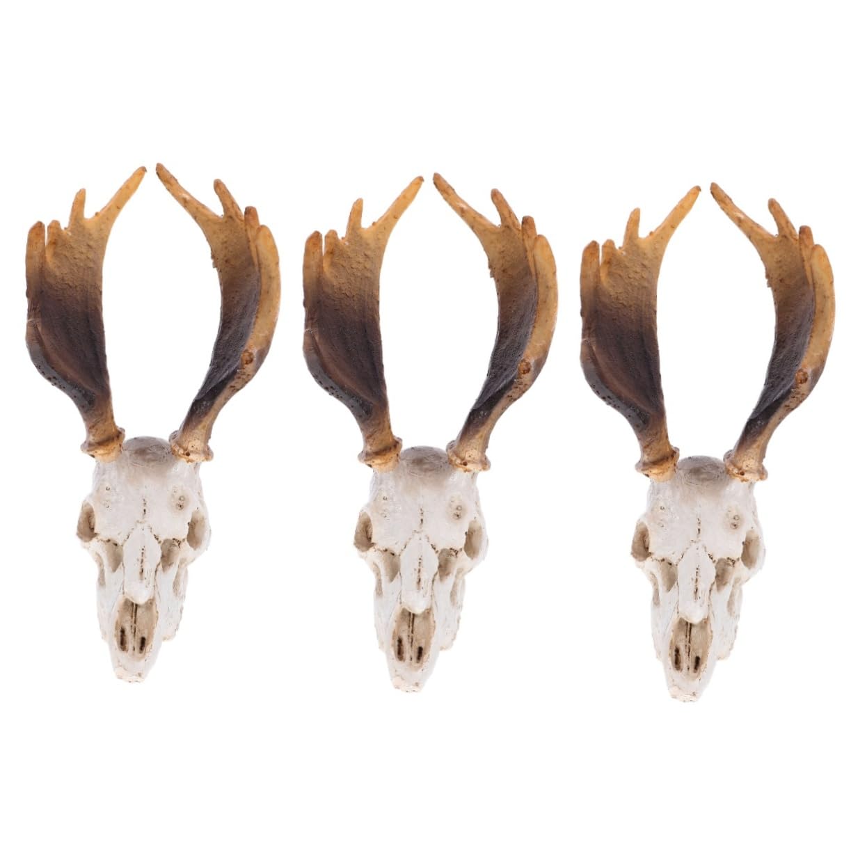 VANZACK 3pezzi Caverna Decorativa Per Rettili Con Design Testa Di Rifugio Per Piccoli Rettili Accessorio Per Terrari e Acquari Atmosfera Artistica Unica