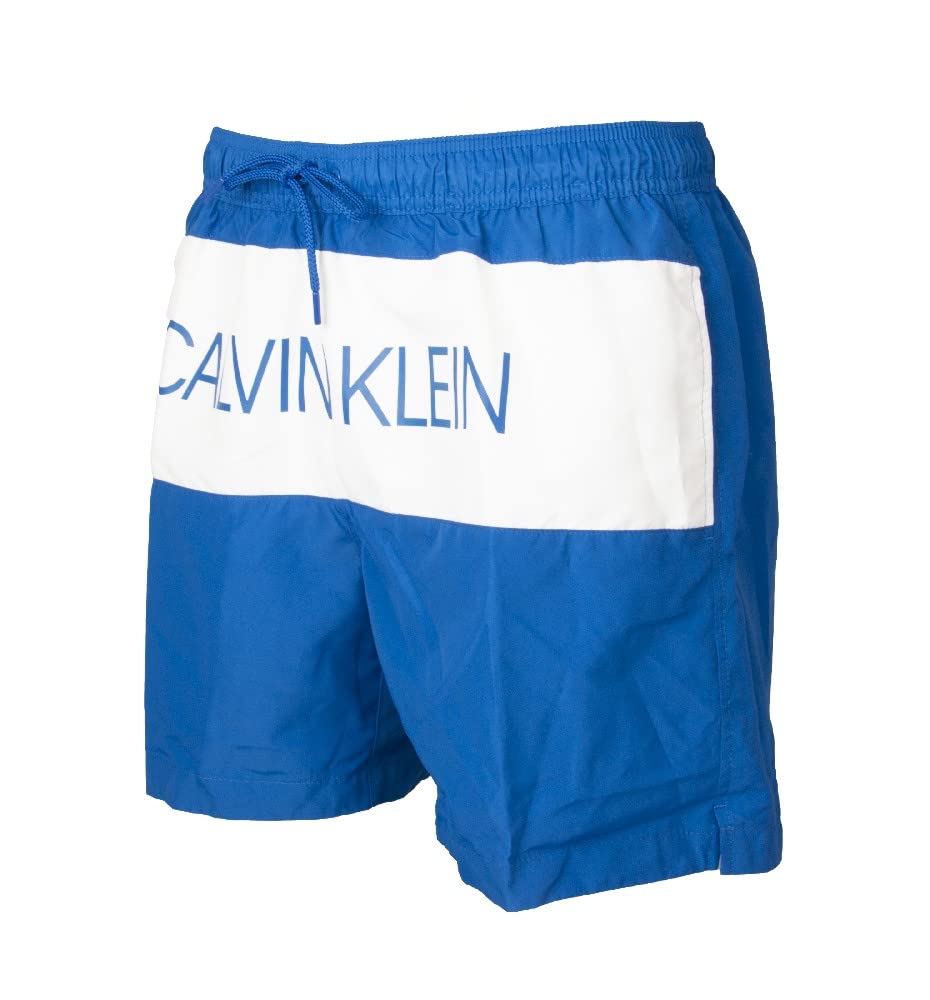 Calvin Klein Boxer Uomo Mare CK Piscina con Tasche e Coulisse Esterna Articolo ZM0ZM02012 Medium Drawstring