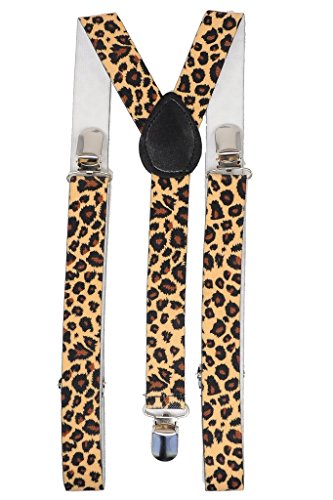 Youth Leopard Suspenders
