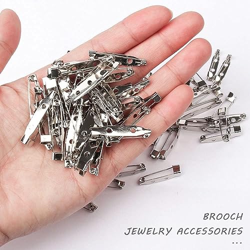 Miniatura 3 de 120pcs Broche De Pasadores De Barra,Imperdibles Broches, Broche De Seguridad,Broche De Broche Trasero,Broche De Insignia,Pasadores De Bloqueo,Imperdibles De Seguridad,Pasadores Para Broches 15mm 25mm