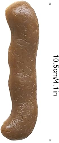 Miniatura 6 de Flotadores de agua falsos de regalo, simulación de excremento en compulsión, juguete de broma de descompresión para caca (gris, talla única)