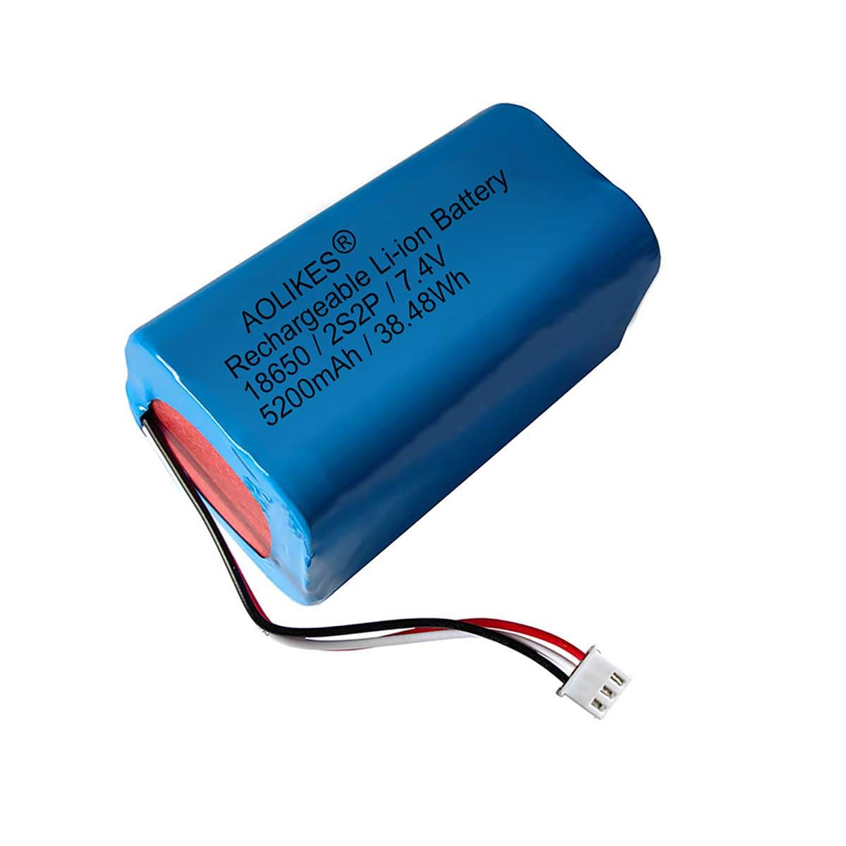 Amazon.com: AOLIKES 18650 2s2p 5200mAh 7.4v Rechargeable Lithium