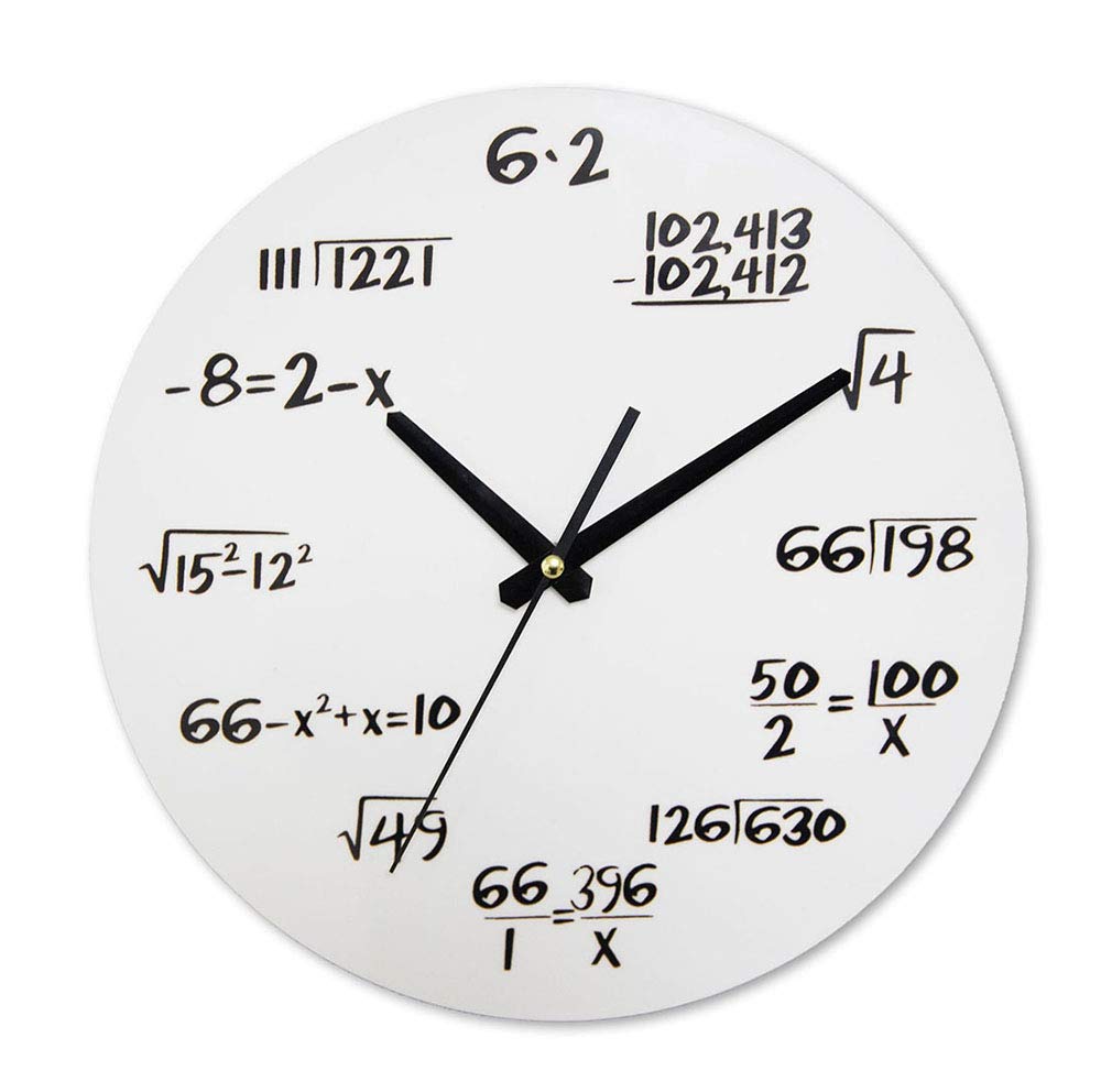 Horloge murale créative ronde en bois silencieuse pour décoration salon