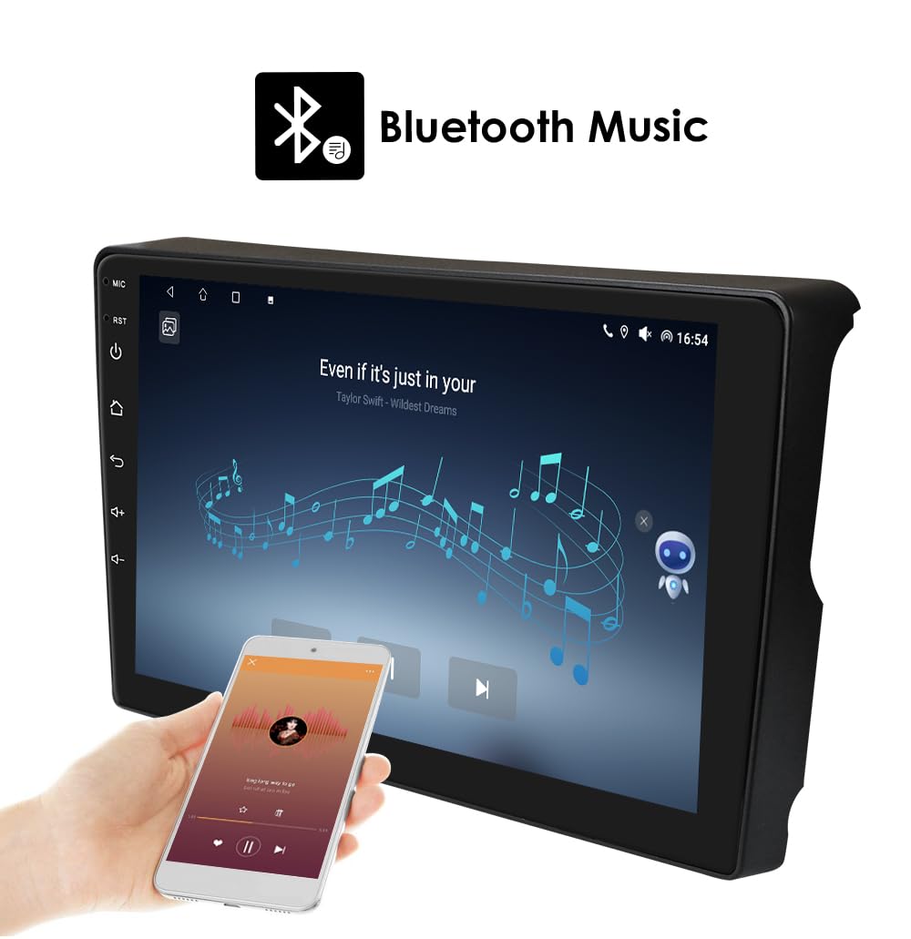 Autoradio Android 14 9" pour Citroën C2 C3 2001 2002 2003 2004 2005 2006 2007 2008 2009 2010, Prend en Charge Carplay/Android Auto, Commande au Volant, Wi-Fi/4G, AM/FM 4 cœurs 2 Go et 64 Go