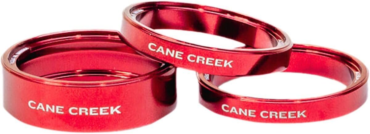 Cane Creek Interlok Headset Spacer Kit Red, 1-10Mm 2-5Mm