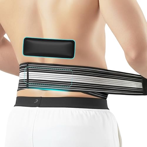 Soporte de espalda para el dolor de espalda baja - Alivio inmediato de la ciática, hernia de disco, escoliosis - Almohadilla de apoyo lumbar