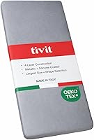 Vista 1 de TIVIT Funda rectangular para tabla de planchar para la tabla grande original, revestimiento AlumiTek, acolchado grueso, resistente a las quemaduras