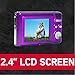 AGFA PHOTO Realishot DC5200 - Kompaktes Digitalkamera, 21MP, 2,4” LCD-Bildschirm, 8x Digitalzoom, HD 720p Video, Lithiumbatterie, SD-Karten, Szenenmodi - Violett