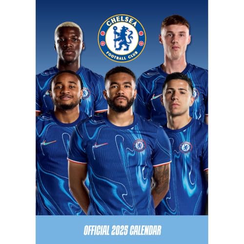 Official Chelsea FC A3 Calendar 2025